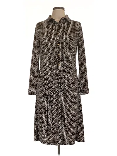Pre-owned Talbots Casual Dress In Brown