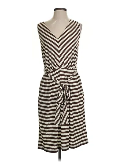 Pre-owned Talbots Casual Dress In Brown