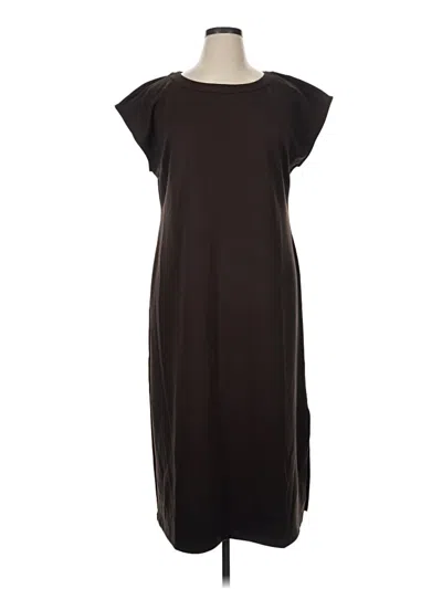 Pre-owned Talbots Casual Dress In Brown
