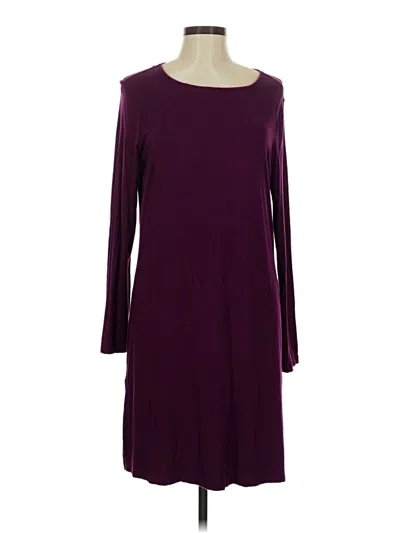 Pre-owned Talbots Casual Dress In Burgundy