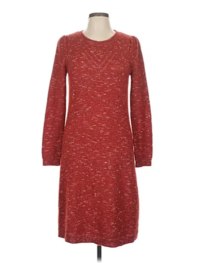 Pre-owned Talbots Casual Dress In Burgundy