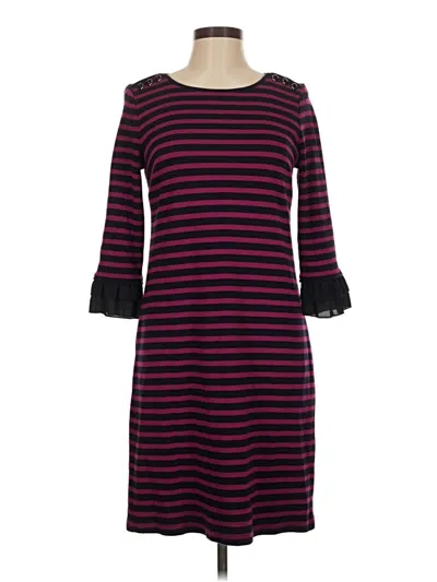 Pre-owned Talbots Casual Dress In Burgundy