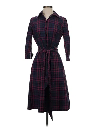 Pre-owned Talbots Casual Dress In Burgundy