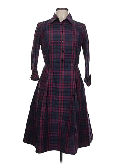 Pre-owned Talbots Casual Dress In Burgundy
