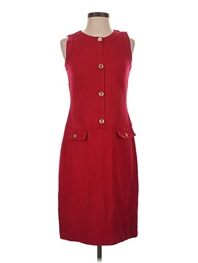 Pre-owned Talbots Casual Dress In Burgundy