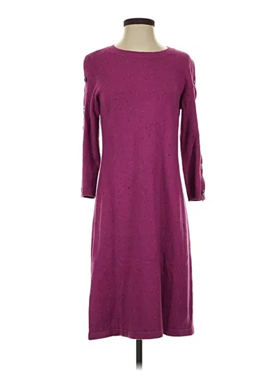 Pre-owned Talbots Casual Dress In Burgundy