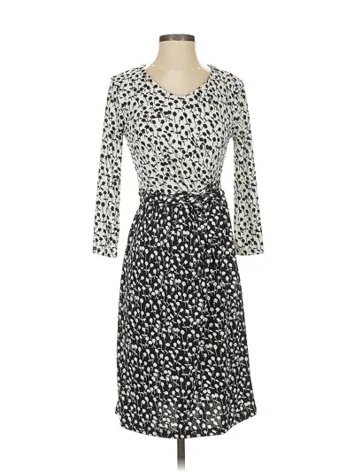 Pre-owned Talbots Casual Dress In Gray