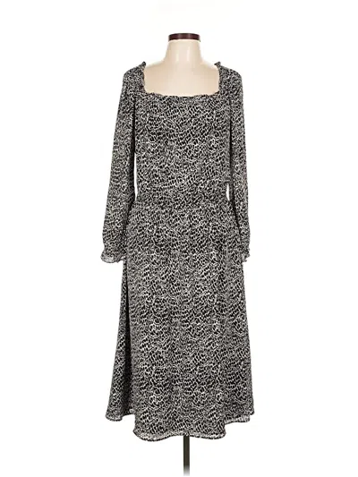 Pre-owned Talbots Casual Dress In Gray