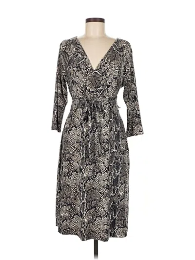 Pre-owned Talbots Casual Dress In Gray