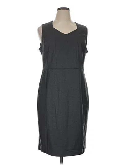 Pre-owned Talbots Casual Dress In Gray
