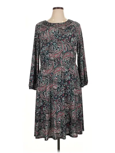 Pre-owned Talbots Casual Dress In Gray