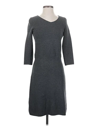 Pre-owned Talbots Casual Dress In Gray