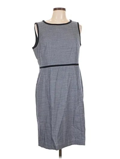 Talbots Casual Dress In Gray