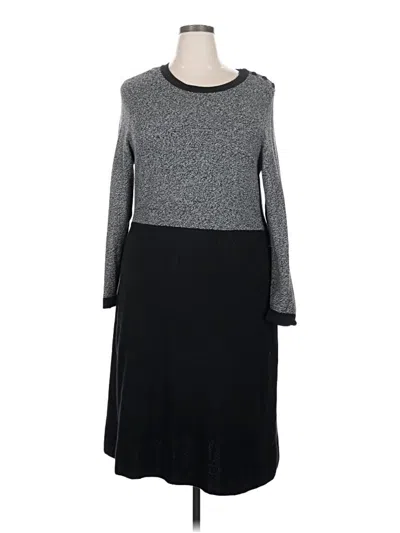 Pre-owned Talbots Casual Dress In Gray