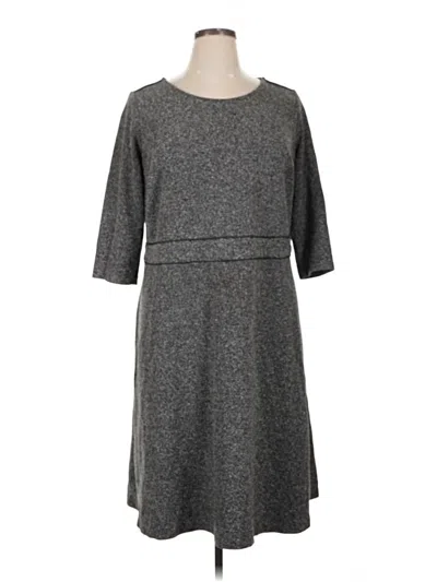 Pre-owned Talbots Casual Dress In Gray