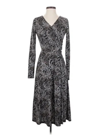 Pre-owned Talbots Casual Dress In Gray