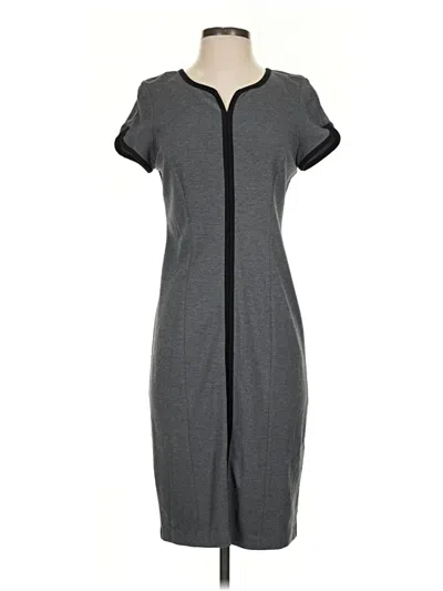 Pre-owned Talbots Casual Dress In Gray
