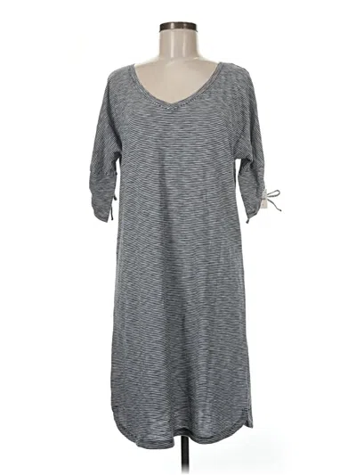 Talbots Casual Dress In Gray