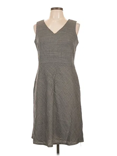 Pre-owned Talbots Casual Dress In Gray