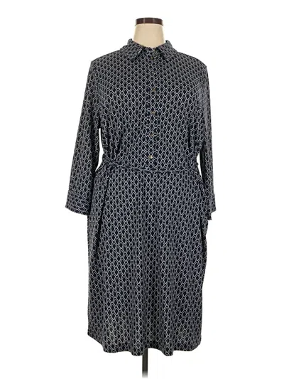 Talbots Casual Dress In Gray