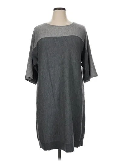 Pre-owned Talbots Casual Dress In Gray