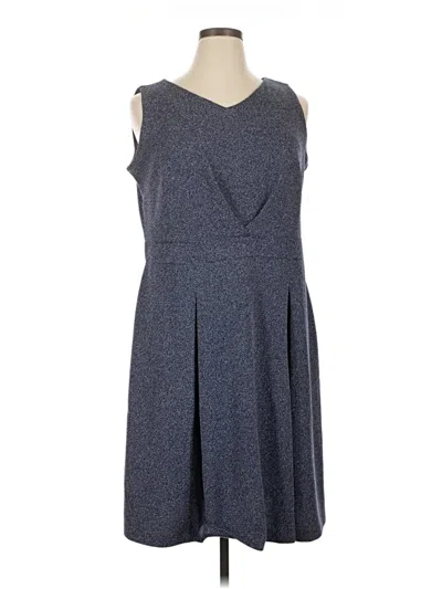 Pre-owned Talbots Casual Dress In Gray