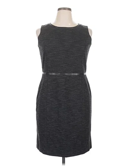 Talbots Casual Dress In Gray