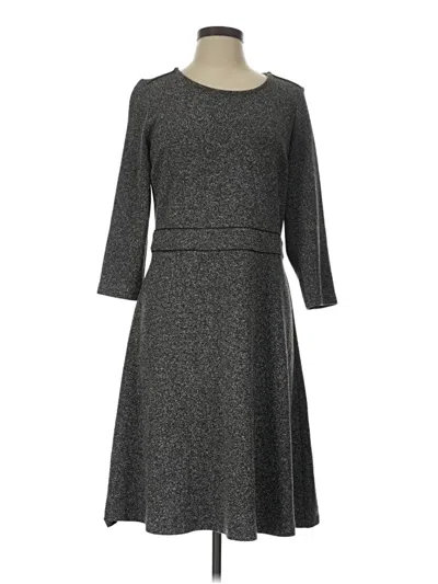 Pre-owned Talbots Casual Dress In Gray