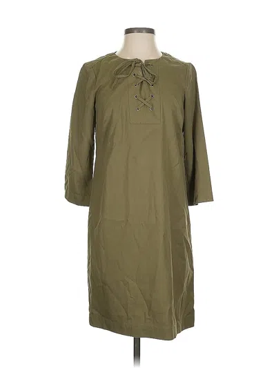 Pre-owned Talbots Casual Dress In Green