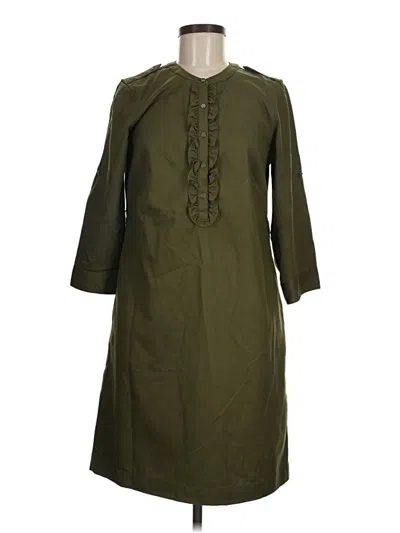 Pre-owned Talbots Casual Dress In Green