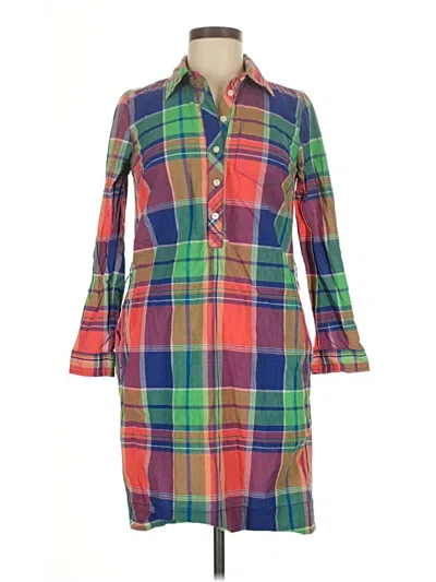 Pre-owned Talbots Casual Dress In Green