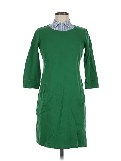 Pre-owned Talbots Casual Dress In Green