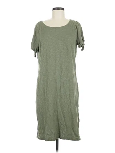 Pre-owned Talbots Casual Dress In Green