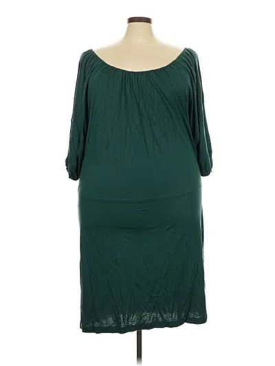 Pre-owned Talbots Casual Dress In Green