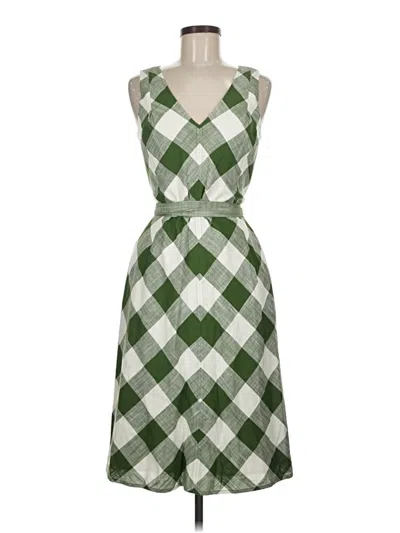 Pre-owned Talbots Casual Dress In Green
