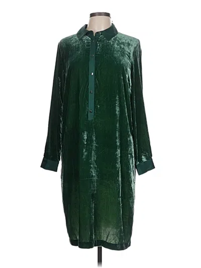 Pre-owned Talbots Casual Dress In Green