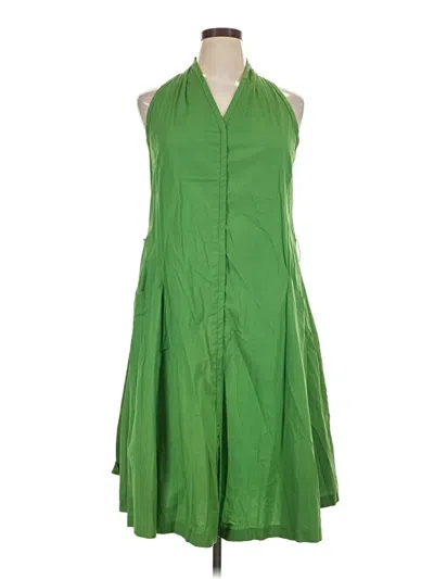 Pre-owned Talbots Casual Dress In Green