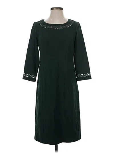 Pre-owned Talbots Casual Dress In Green