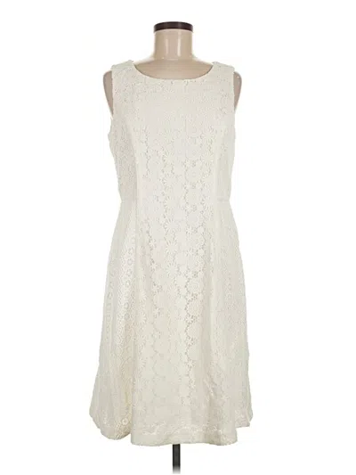 Pre-owned Talbots Casual Dress In Ivory