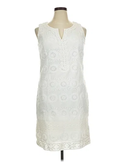 Pre-owned Talbots Casual Dress In Ivory