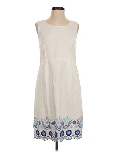 Pre-owned Talbots Casual Dress In Ivory
