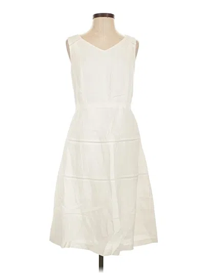 Talbots Casual Dress In White