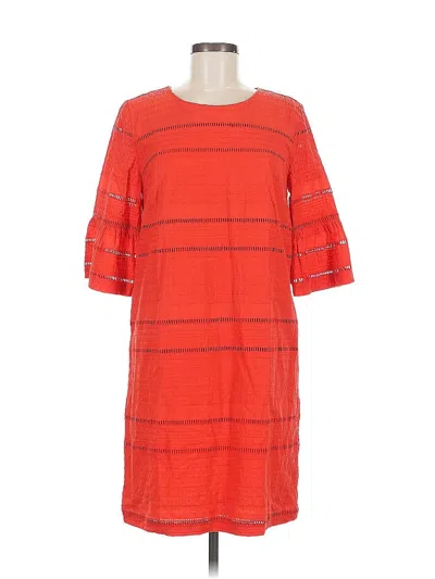 Pre-owned Talbots Casual Dress In Orange