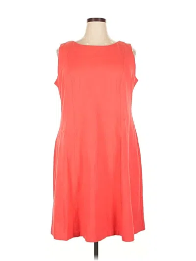 Talbots Casual Dress In Orange