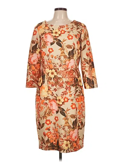 Pre-owned Talbots Casual Dress In Orange