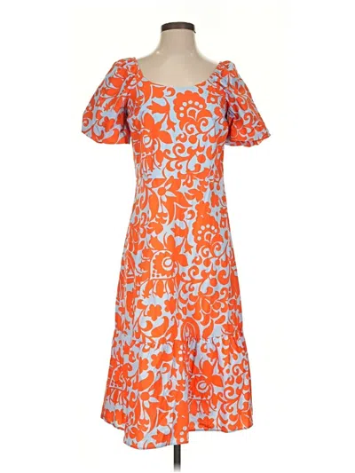 Talbots Casual Dress In Orange