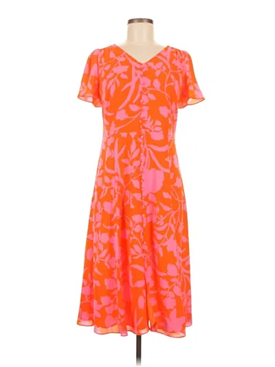 Pre-owned Talbots Casual Dress In Orange