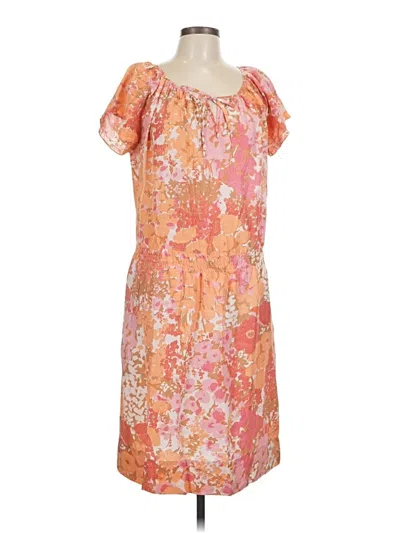 Pre-owned Talbots Casual Dress In Orange