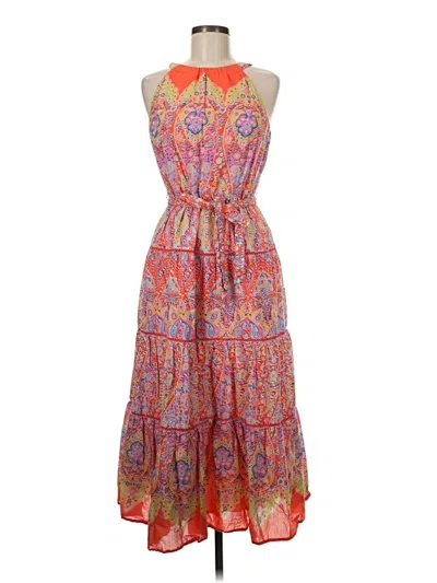 Pre-owned Talbots Casual Dress In Orange