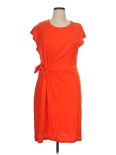 Pre-owned Talbots Casual Dress In Orange